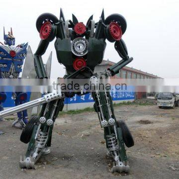 Modern Style Large Metal Abstract Sculpture , Art Sculptures for Outdoor Decoration 6 Meters High Bumblebee