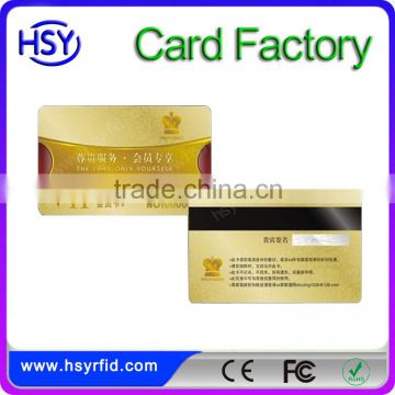 Smart CMYK printing glossy contact blank card high security magnetic strip card