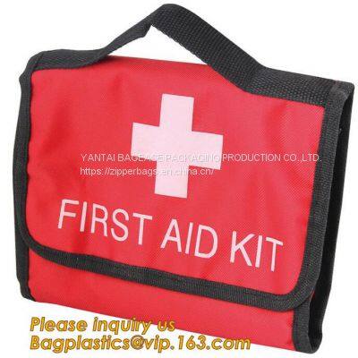 Waterproof First Aid Medical Multi Inner Pockets Kit First Aid Bags, Packaging Empty Emergency Medical Equipment Hospital Bag photo-5