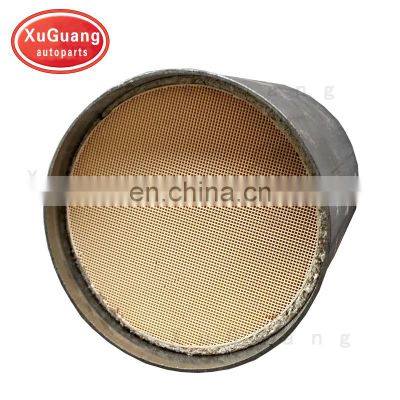 XUGUANG universal round canned catalytic converter 101*120 honeycomb ceramic catalytic with metal open catalyst 400cpsi 600cpsi