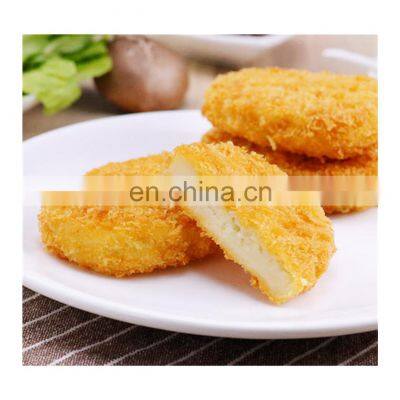 Good taste frozen breaded potato cake