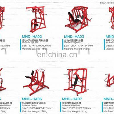 Горизонтальный тяга на широчайшие мышцы спины в коммерческом зале. Горизонтальная однонаправленная передняя тяга на широчайшие мышцы спины в коммерческом зале. photo-3