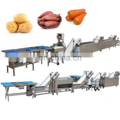 Fruits Vegetable Apple Washing And Drying Machine Washing Production Line photo-4