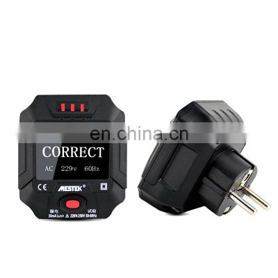 hot selling Digital Display Plug in Socket Voltage Outlet Tester Electric Fault Checker Advanced Circuit Line Wall Plug Finder