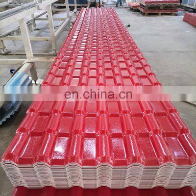 Competitive price low cost asa pvc polyester resin lightweight synthetic roof tile