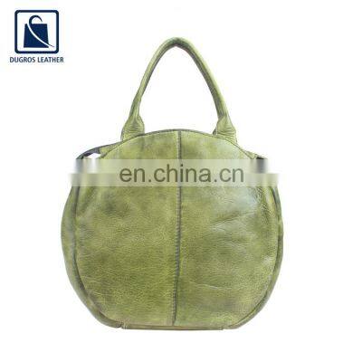 Swiss Cotton Lining Material Vintage Style Genuine Leather Men Sling Bag Manufacturer