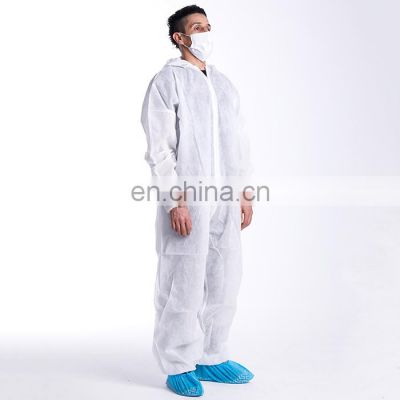 Non woven coveralls protective coverall with hood