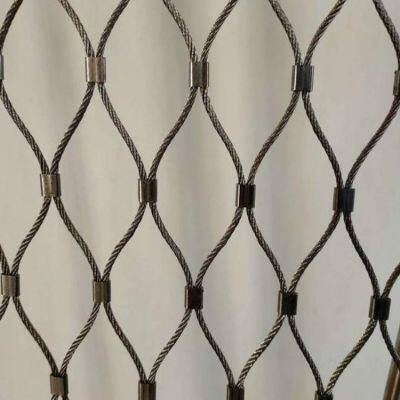 Stainless steel wire rope net, golf course stainless steel rope fence net