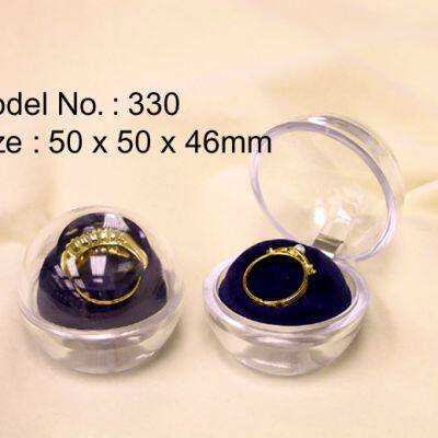 Small Size Jewelry Display Transparent Box for Wedding Rose Heart Shape photo-4