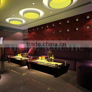 decor soft fabric KTV room acoustic panel