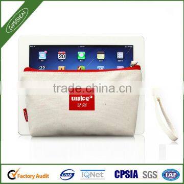 promotional plain canvas makeup bag