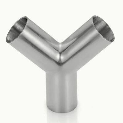 Hot Sale Guaranteed Quality Unique Sanitary Stainless Steel304 316 Pipe Fitting Tri Clamp Tee Y Type Tee photo-3
