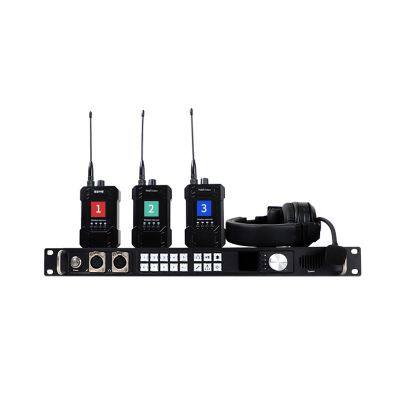 910Pro 6-channel Wireless Interphone System Full Duplex Director Calling Communication System