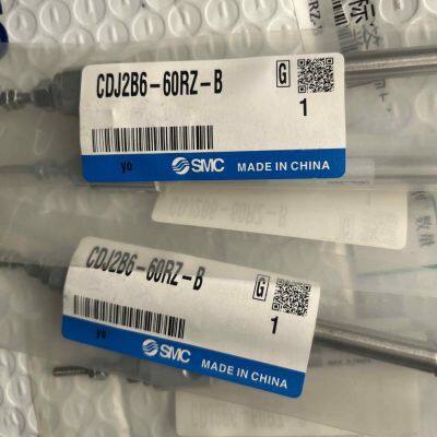 100% Original SMC Air Cylinder CDJ2B6-60RZ-B CDJ2D10-45Z-B CDJ2E10-140AZ-A Stainless steel mini cylinder Tail inlet cylinder
