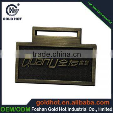 High quality container nameplate name plate for desk