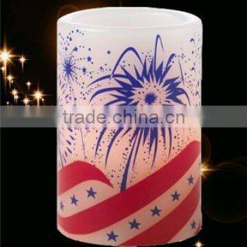 LED CANDLE DECAL