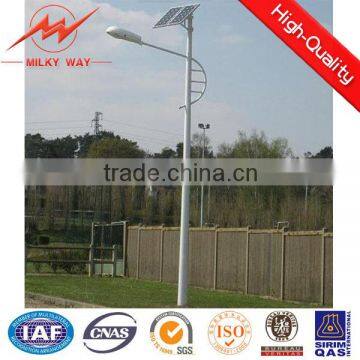 china supplier high mast 3m-10m solar power energy street light pole