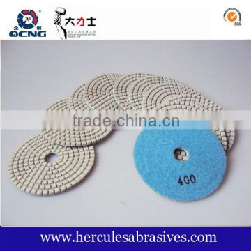 Flexible Resin Wet Granite Polishing Pads for Angle Grinder