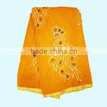 wholesale fashion african velvet lace fabric swiss velvet lace for party VL0004