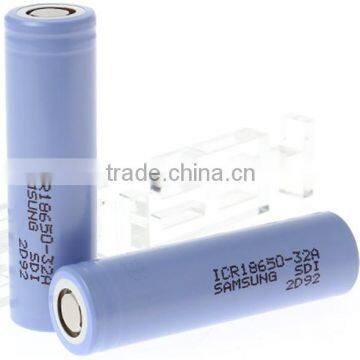 Cylindrical rechargeable samsung ICR18650-32A 3200mah li-ion battery