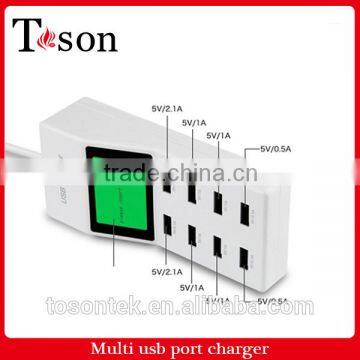 Factory sale New Arrival Multi 8 Ports USB Power Adapter 9.2A Quick Charger USB Travel Charger