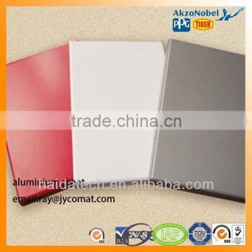 PVDF aluminium panel for wall cladding and exterior usage