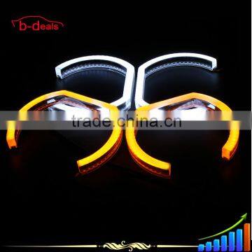 Xenon Headlight Switchback LED Angel Eyes Halo Rings Kit For BMW E90 E92 E93 M3 F30 photo-3