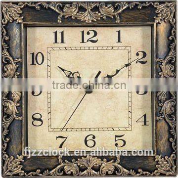 Antique Decorative Wall Clocks Small Square Size