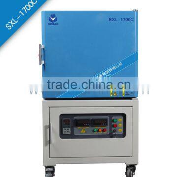 Small metal melting tempering muffle furnace SXL-1700C