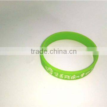 New Arrivals Light Green Wristband for Men Soft Sports Silicone Bracelets