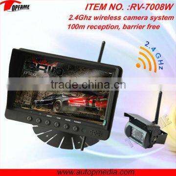 RV-7008WS 7inch Wireless Camera Kit, Wirless Receiver,wireless Receiver and Camera