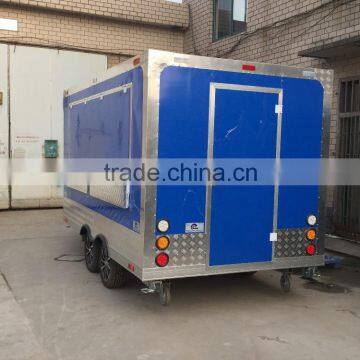Blue Configuration of Mechanical Brake Food Truck Brand New Concession Stand Trailer Mobile Kitchen photo-5