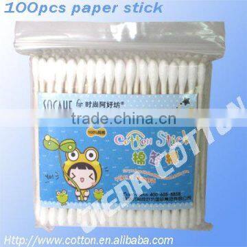 cotton tip (100pcs paper stick)