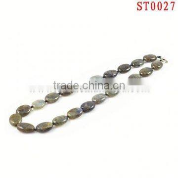 ST0027 beautiful cheappest crystal nature stone necklace wholesale fashion jewelry