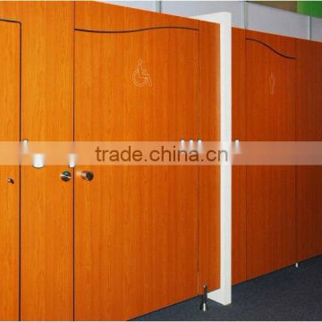 2013 weigeya new style compact toilet cubicle hpl door partition