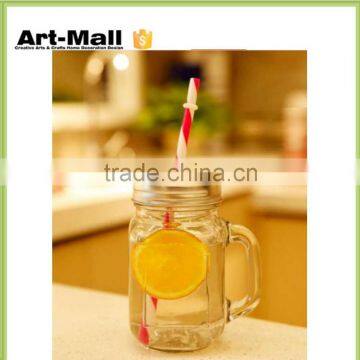 Promotional wholesale new products custom making mason jar drinking glass