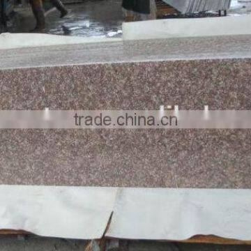 China peach red g687 granite stairs