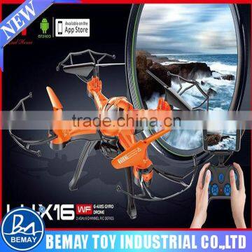 2016 New Product LH X16WF 2.4GHz 4CH 6Axis Gyro RC Quadcopter Live Video Drone App Control WIFI RC Drones with Camera