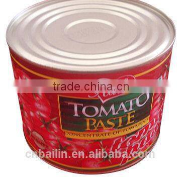 canned tomato paste for 2200g