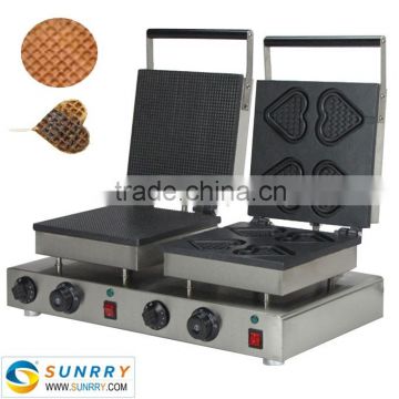 The best quality electric rotary waffle baker of taiyaki waffle with factory price (SUNRRY SY-WM58A)