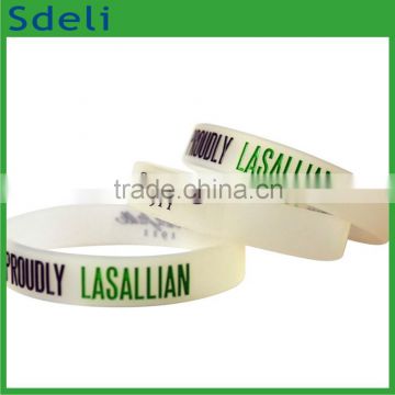 transparent cheapest custom silicone wristband