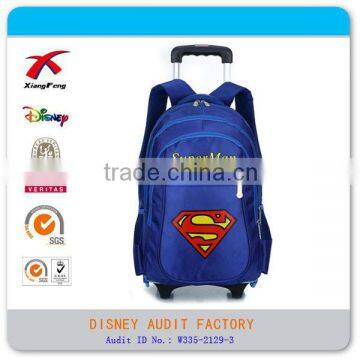 2016 new Superman child trolley backpack