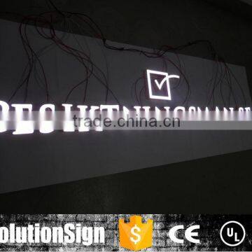 luminated resin advertising letter sign