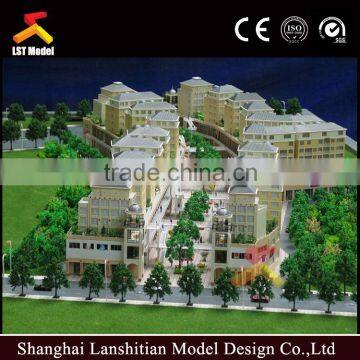 modern apartment building model making by China supplier