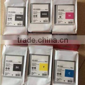 PFI-102 original ink cartridge for Canon IPF605 printer cartridges
