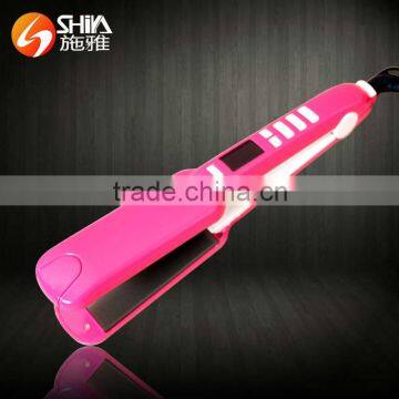 LCD 450 degrees gorgeous hair straightener flat iron barber shop equipment as seen on tv hair dressing tool product SY-866