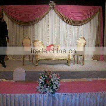 Hot selling pipe and drape, chiffon drape for wedding decoration