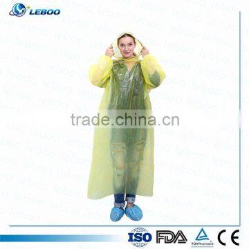 Waterproof disposable plastic apron colorful used in food industrial