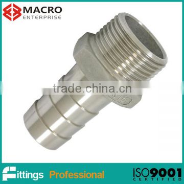 SS304/316 Hose Nipple with BSPT/NPT Threads