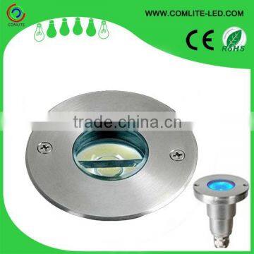 B4C0102 Hot Sale 1x1w 1x3w Mini LED Underwater Recessed Lights RGB / Single Color